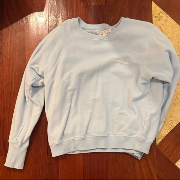 Spiritual Gangster Effortless Crew Sweatshirt - Womens - Aquarius - Picture 6 of 8